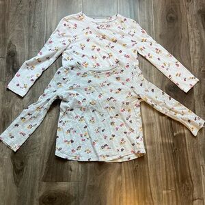 Old Navy Kids 2 Long Sleeve Floral Tees size 5